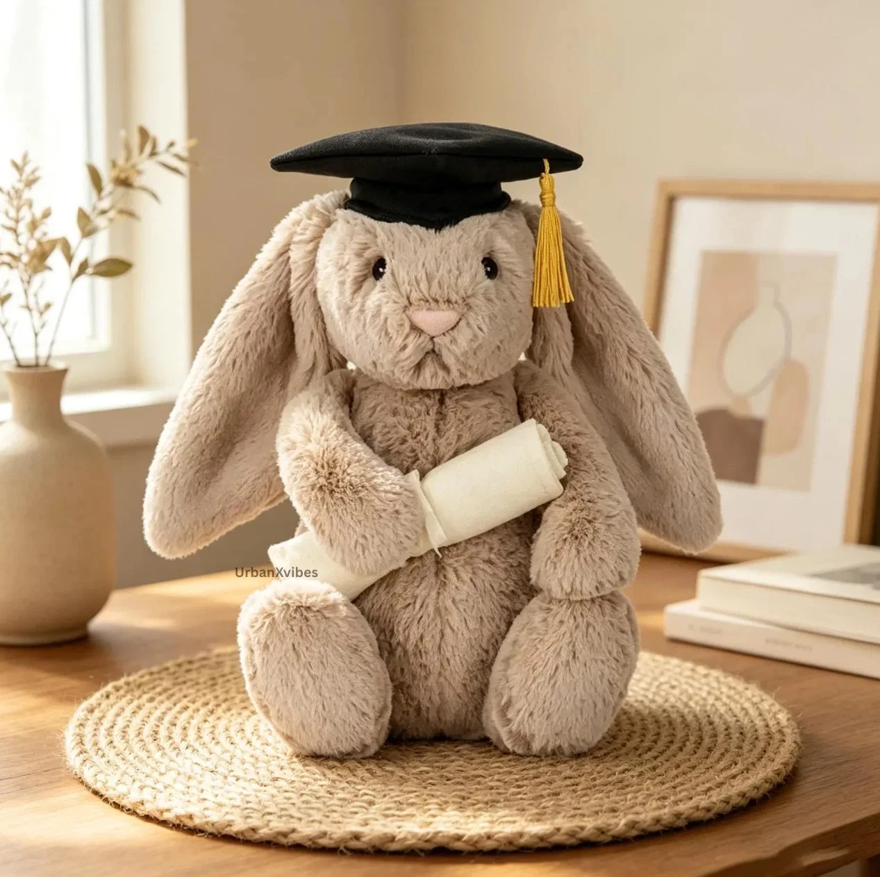 Jellycat Bashful Bunny Graduation Outfit Brand New With Tags & Dust Bag